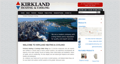 Desktop Screenshot of kirklandheating.com